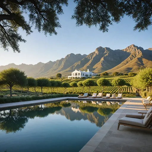 Elegant hotels in Franschhoek South Africa for a refined winelands stay